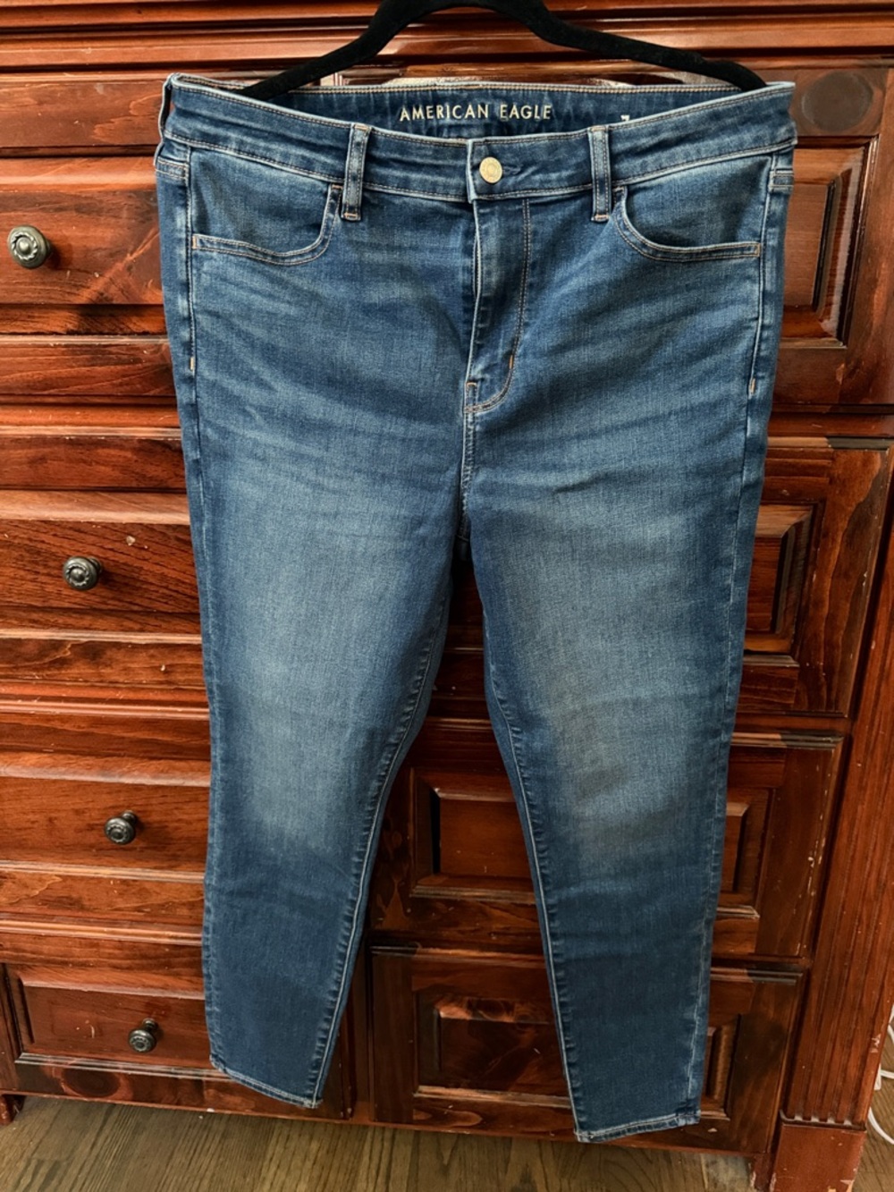American Eagle Outfitters Women's Dark Wash Skinny Jeans